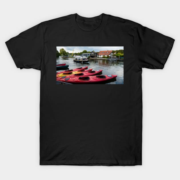 Boating on Henley on Thames T-Shirt by fantastic-designs